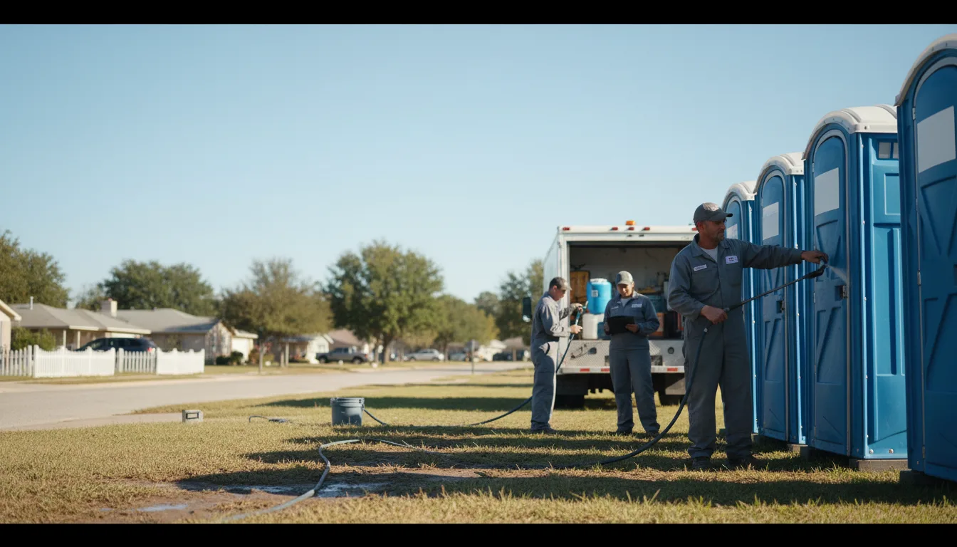 Long-Term Portable Toilet Rental in Texas near me